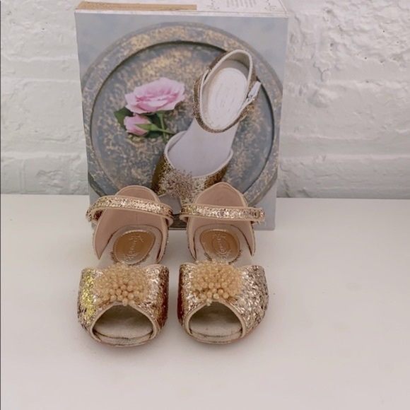 Joyfolie Rayme Gold shoes Size 6 Toddler Baby - Picture 3 of 10